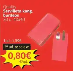 GM Cash & Carry Quality - servilleta kang. burdeos oferta