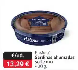 GM Cash & Carry El menu - sardinas ahumadas serie oro oferta