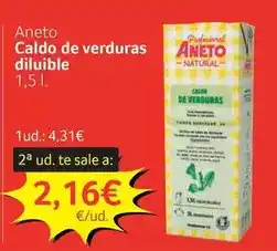 GM Cash & Carry Aneto - caldo de verduras diluible oferta