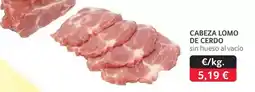 GM Cash & Carry Cabeza lomo de cerdo oferta