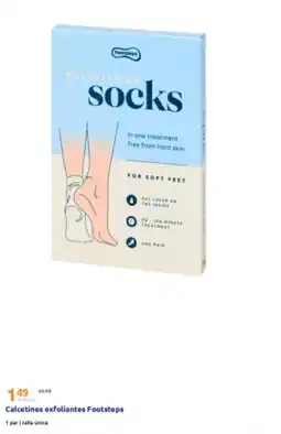 Action Calcetines exfoliantes Footsteps oferta
