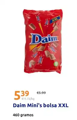 Action DAIM Mini's bolsa XXL oferta