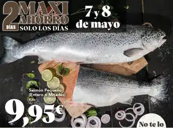 Salmón Pequeño (Entero o Mitades)