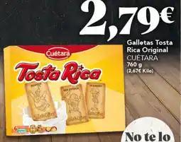 Gadis CUÉTARA Galletas Tosta Rica Original oferta