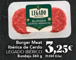 Gadis LEGADO IBÉRICO Burger Meat Ibérica de Cerdo oferta