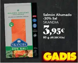Gadis SKANDIA Salmón Ahumado -30% Sal oferta