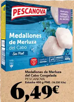 Gadis PESCANOVA Medallones de Merluza del Cabo Congelada oferta