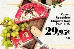 Gadis PAPILLON Queso Roquefort Etiqueta Roja oferta