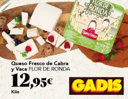 Gadis FLOR DE RONDA Queso Fresco de Cabra y Vaca oferta