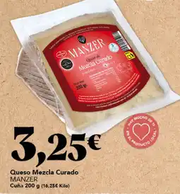 Gadis MANZER Queso Mezcla Curado Cuña oferta