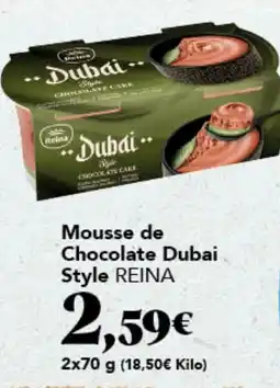 Gadis REINA Mousse de Chocolate Dubai Style oferta