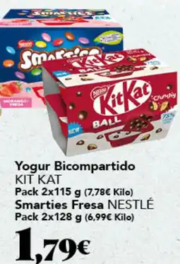Gadis KIT KAT Yogur Bicompartido oferta