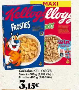 Gadis KELLOGG'S Cereales Smacks o Frosties oferta