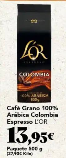 Gadis L'OR Café Grano 100% Arábica Colombia Espresso oferta