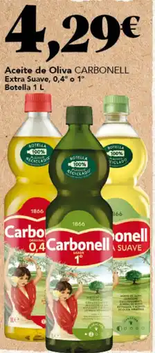 Gadis CARBONELL Aceite de Oliva Extra Suave, 0,4° o 1° oferta