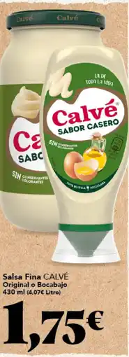 Gadis CALVÉ Salsa Fina Original o Bocabajo oferta