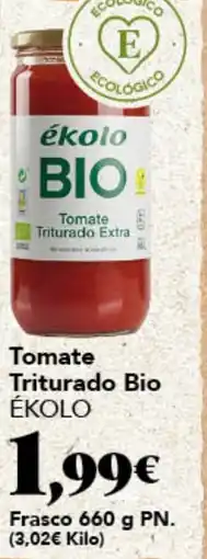 Gadis ÉKOLO Tomate Triturado Bio Frasco oferta