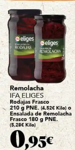 Gadis IFA ELIGES Remolacha Rodajas Frasco oferta
