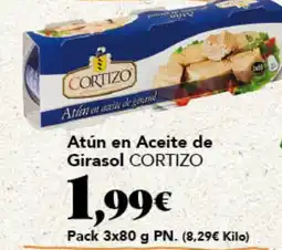Gadis CORTIZO Atún en Aceite de Girasol oferta