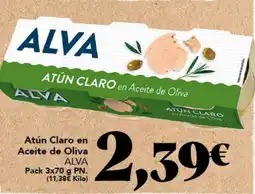 Gadis ALVA Atún Claro en Aceite de Oliva oferta