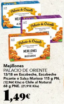 Gadis PALACIO DE ORIENTE Mejillones oferta
