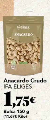 Gadis IFA ELIGES Anacardo Crudo oferta