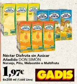 Gadis DON SIMÓN Añadido Naranja, Piña, Melocotón o Multifruta oferta