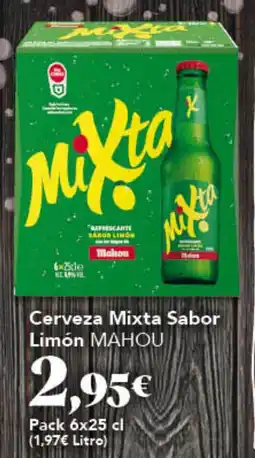Gadis MAHOU Cerveza Mixta Sabor Limón oferta
