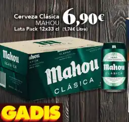 Gadis MAHOU Cerveza Clásica oferta