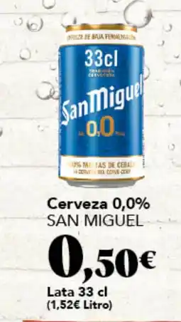 Gadis SAN MIGUEL Cerveza 0,0% oferta