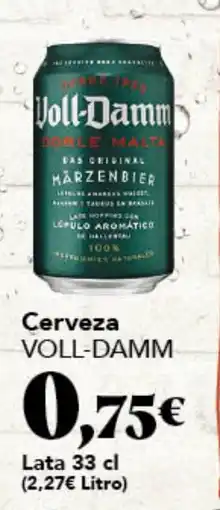 Gadis VOLL-DAMM Cerveza oferta