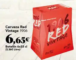 Gadis 1906 Cerveza Red Vintage oferta