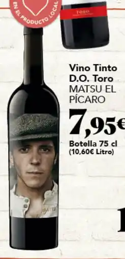 Gadis MATSU EL PÍCARO Vino Tinto D.O. Toro oferta