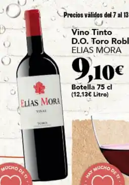 Gadis ELIAS MORA Vino Tinto D.O. Toro Roble oferta