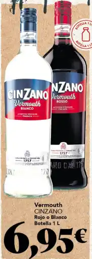 Gadis CINZANO Vermouth Rojo o Blanco oferta