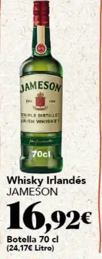 Gadis JAMESON Whisky Irlandés oferta