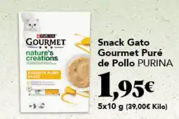 Gadis PURINA Snack Gato Gourmet Puré de Pollo oferta