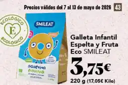 Gadis SMILEAT Galleta Infantil Espelta y Fruta Eco oferta