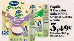 Gadis HERO Papilla 8 Cereales Sólo Original, Galleta o Fruta oferta