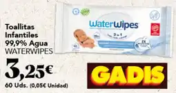 Gadis WATERWIPES Toallitas Infantiles 99,9% Agua oferta