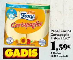 Gadis FOXY Papel Cocina Cartapaglia Fritos oferta