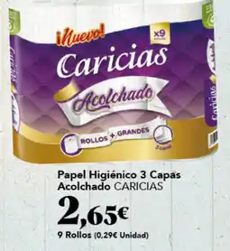 Gadis CARICIAS Papel Higiénico 3 Capas Acolchado oferta