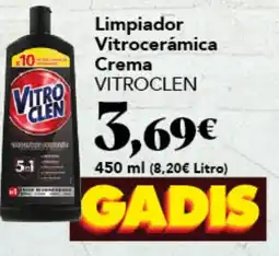 Gadis VITROCLEN Limpiador Vitrocerámica Crema oferta