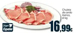 Unide Market Chuleta de cerdo ibérico oferta