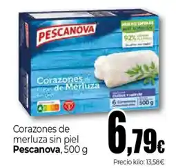 Unide Market PESCANOVA Corazones de merluza sin piel oferta