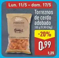 ALDI Sun snack - torreznos de cerdo adobado oferta