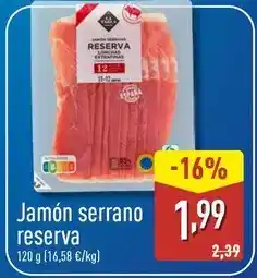 ALDI La tabla - jamon serrano reserva oferta