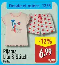 Pijama lilo & stitch