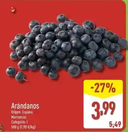 ALDI Arándanos oferta