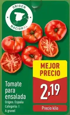 ALDI Tomate para ensalada oferta